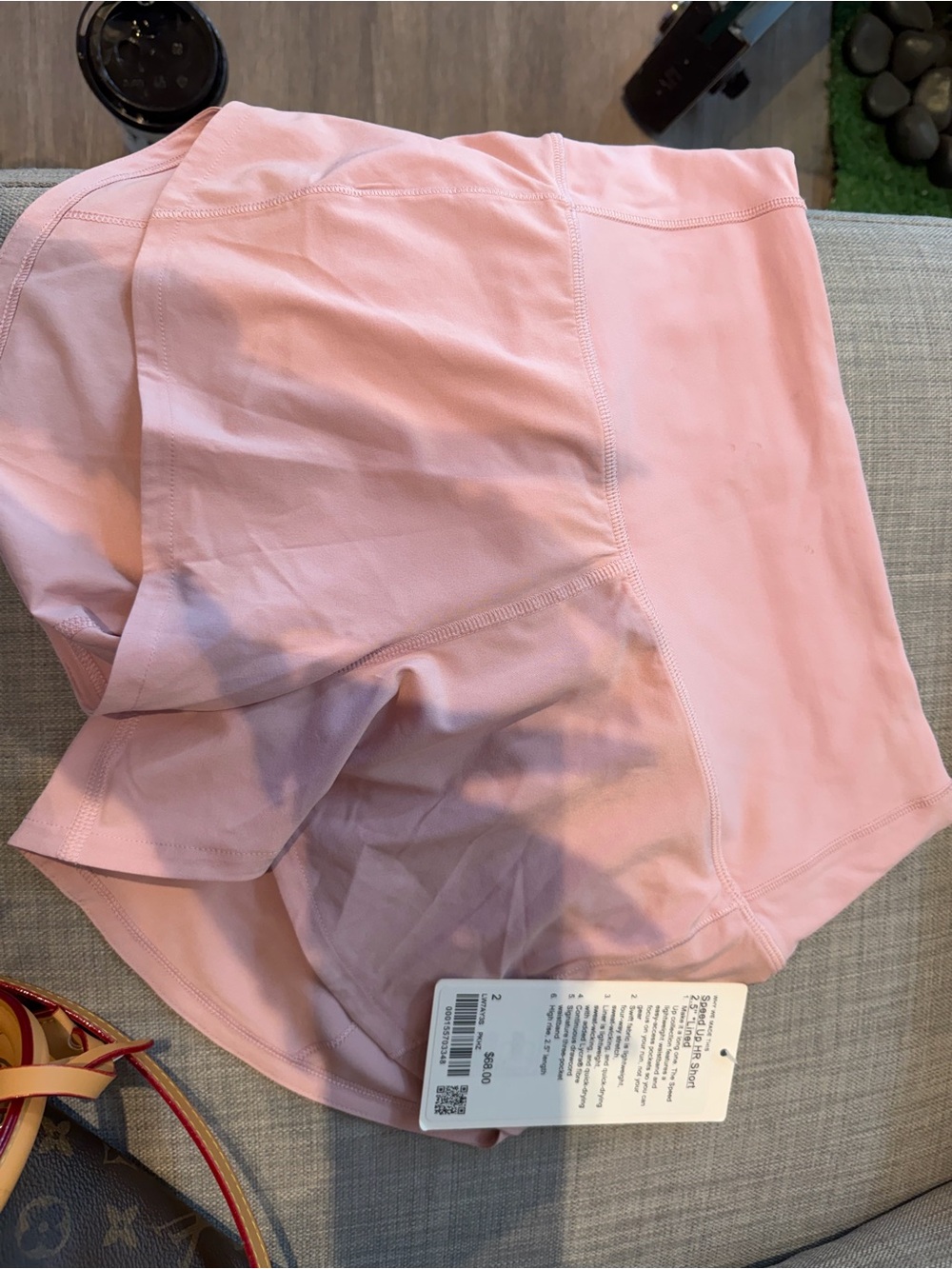 Lululemon Women’s Active Ruffle Hem Shorts - Light Pink